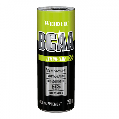 BCAA - Bautura carbogazoasa cu aminoacizi, Weider, BCAA RTD, doza de 250ml