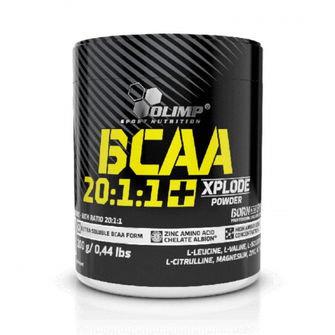 BCAA - Aminoacizi, Olimp Sport Nutrition, BCAA 20:1:1 plus Xplode, 200 de grame, pudra