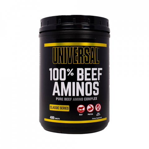Aminoacizi - Aminoacizi din vita, Universal, 100% Beef Aminos, 400 de tablete