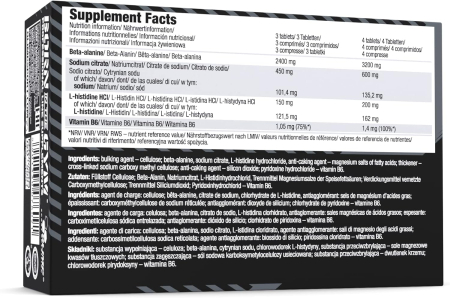Beta Alanina, Olimp Sport Nutrition, Beta-Alanine Carno Rush Mega Tabs, 80 de tablete [1]
