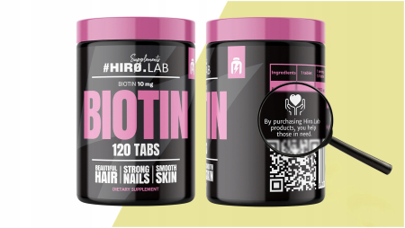Biotina, Hiro Lab, Biotin 10mg, 120 de tablete [2]