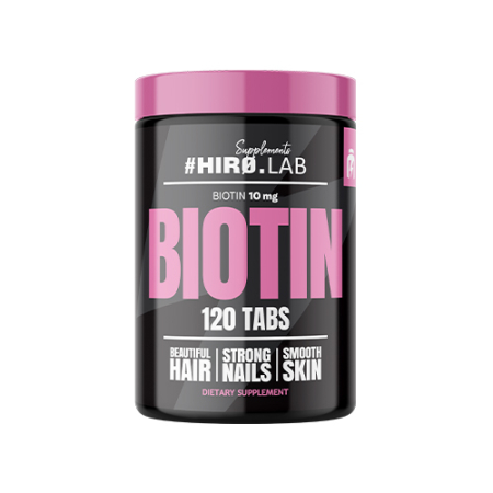 Vitamina E - Biotina, Hiro Lab, Biotin 10mg, 120 de tablete