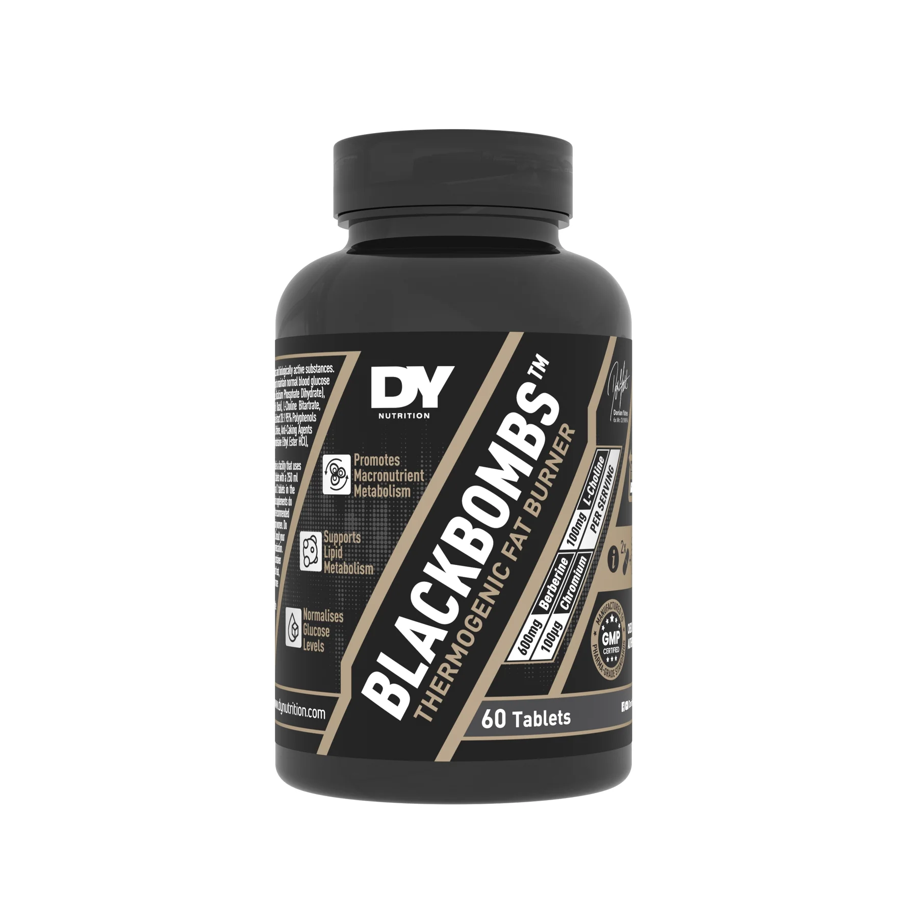 Arzatoare de grasimi - Arzator de grasimi, DY Nutrition, Blackbombs, 60 de tablete