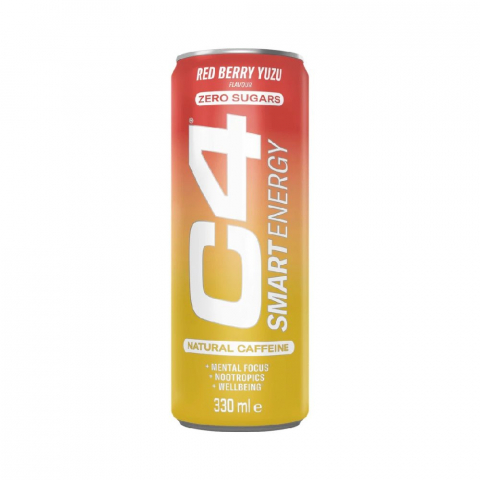 Cu cofeina - Pre-workout, Cellucor, C4 Smart Energy, doza de 330ml