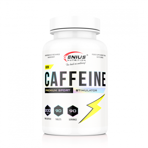 Cu cofeina - Cofeina, Genius Nutrition, 90 de tablete