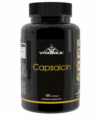 Slabire si definire - Extract de ardei iute, Vitabolic, Capsaicin, 60 de capsule