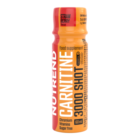 Carnitina - Carnitina lichida, Nutrend, Carnitine 3000 Shot, Shot de 60ml
