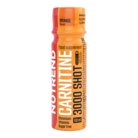Carnitina - Carnitina lichida, Nutrend, Carnitine 3000 Shot, Shot de 60ml
