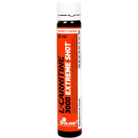 Carnitina - Carnitina lichida, Olimp, L-Carnitine 3000 Xtreme Shot, shot de 25ml.