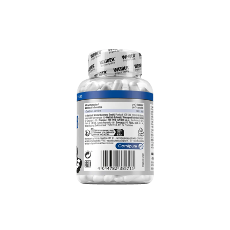 Carnitina, Weider, L-Carnitine, 100 de capsule [1]