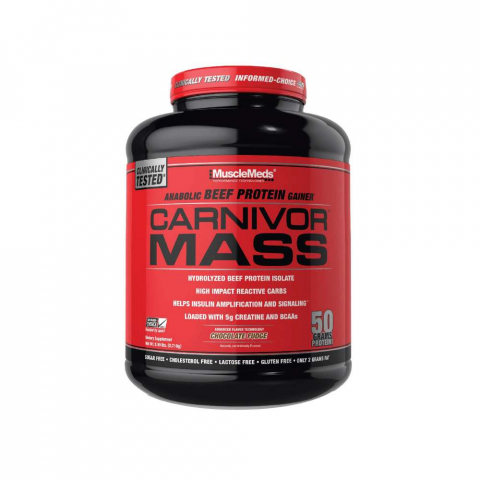 Gainer - Gainer cu proteina din vita, MuscleMeds, Carnivor Mass, 2.6kg, pudra