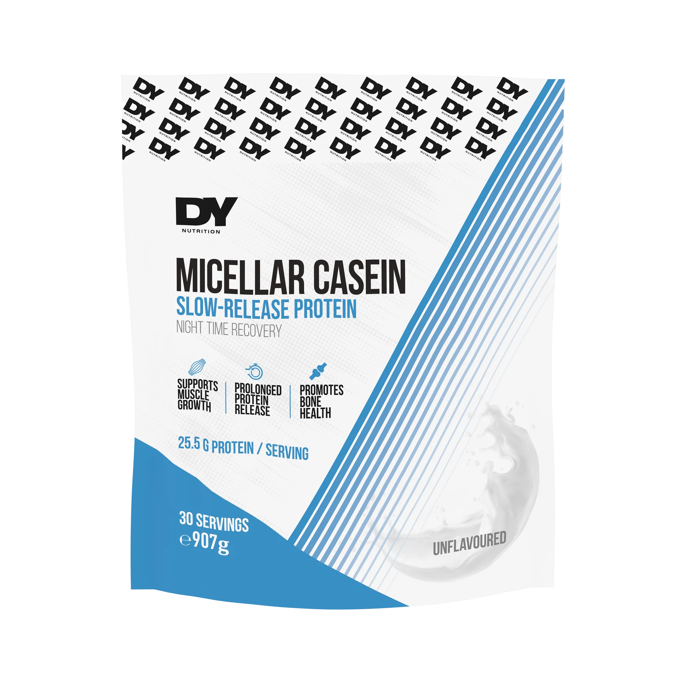 Blend proteic - Cazeina, DY Nutrition, Micellar Casein Protein, 907 grame, pudra
