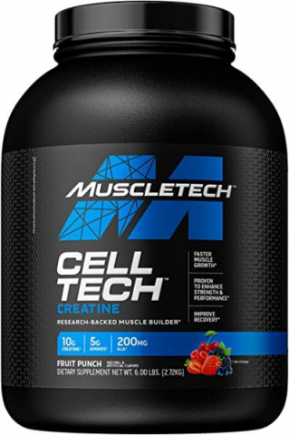Matrici de creatina - Blend de creatina, Muscletech, Cell-Tech Performance Series, 2.72kg, pudra