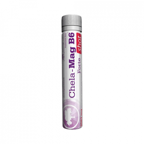 Magneziu - Magneziu + Potasiu, Olimp Sport Nutrition, Chela-Mag B6 Forte, shot de 25ml