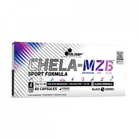 Vitamine si minerale - Magneziu + Zinc, Olimp Sport Nutrition, Chela-MZB, 60 de capsule