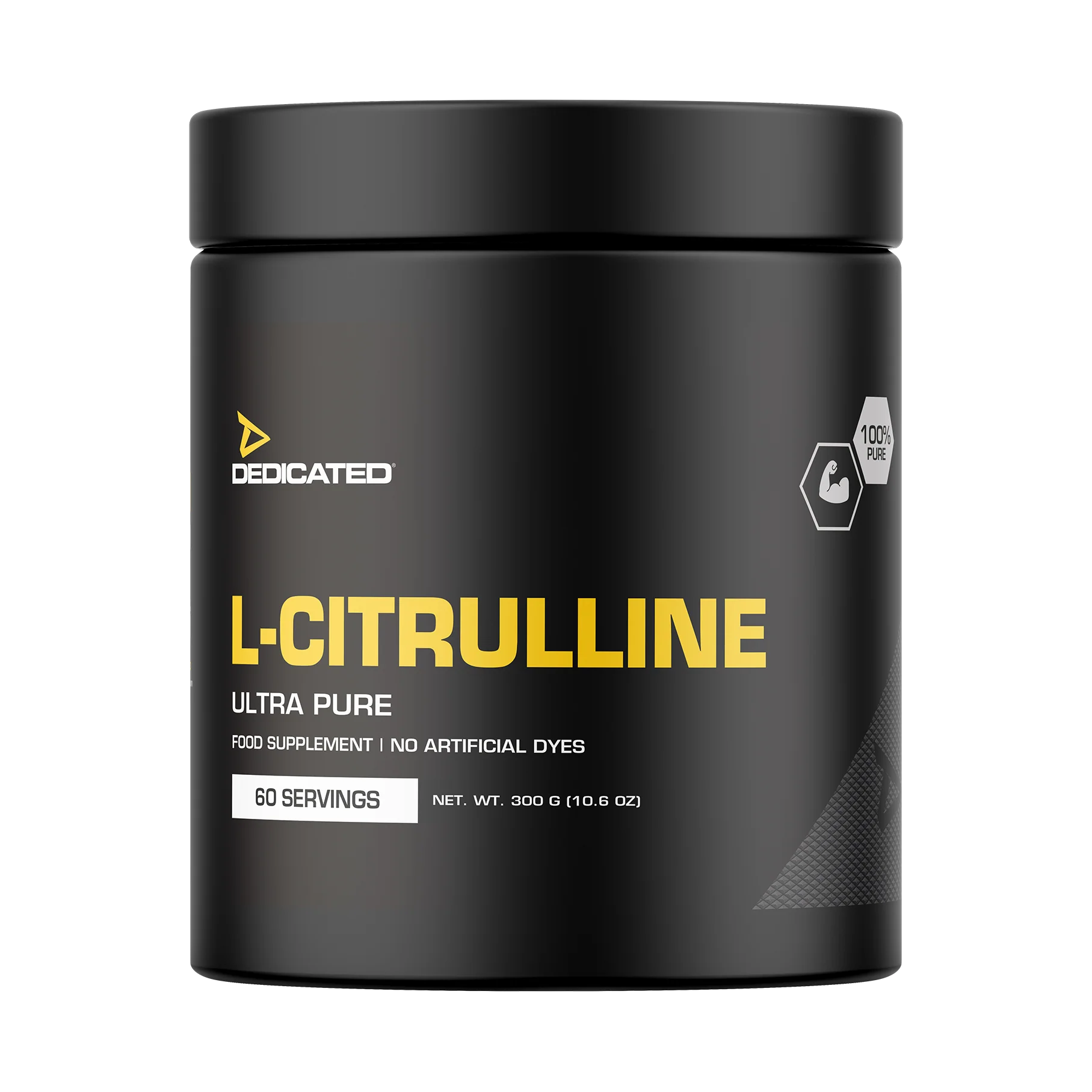 Oxid nitric - Citrulina pura, Dedicated, Citrulline, 300 de grame, pudra