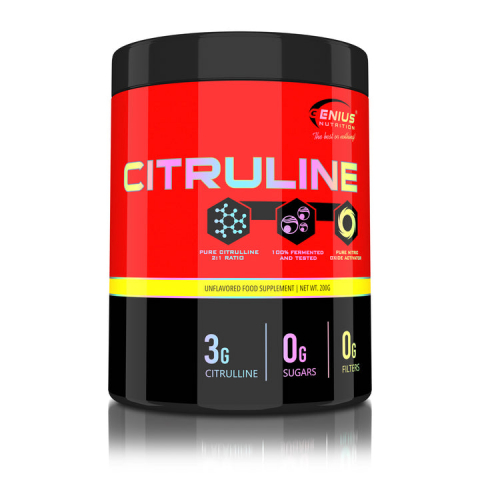 Aminoacizi - Citrulina, Genius Nutrition, Citruline, 200 de grame, pudra