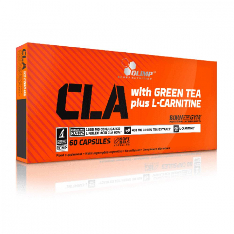 Aminoacizi - Arzator de grasimi, Olimp Sport Nutrition, CLA with Green Tea plus L-Carnitine, 60 de capsule