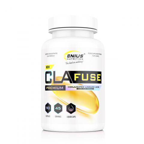 Slabire si definire - Acid linoleic conjugat, Genius Nutrition, CLAFuse, 90 capsule moi
