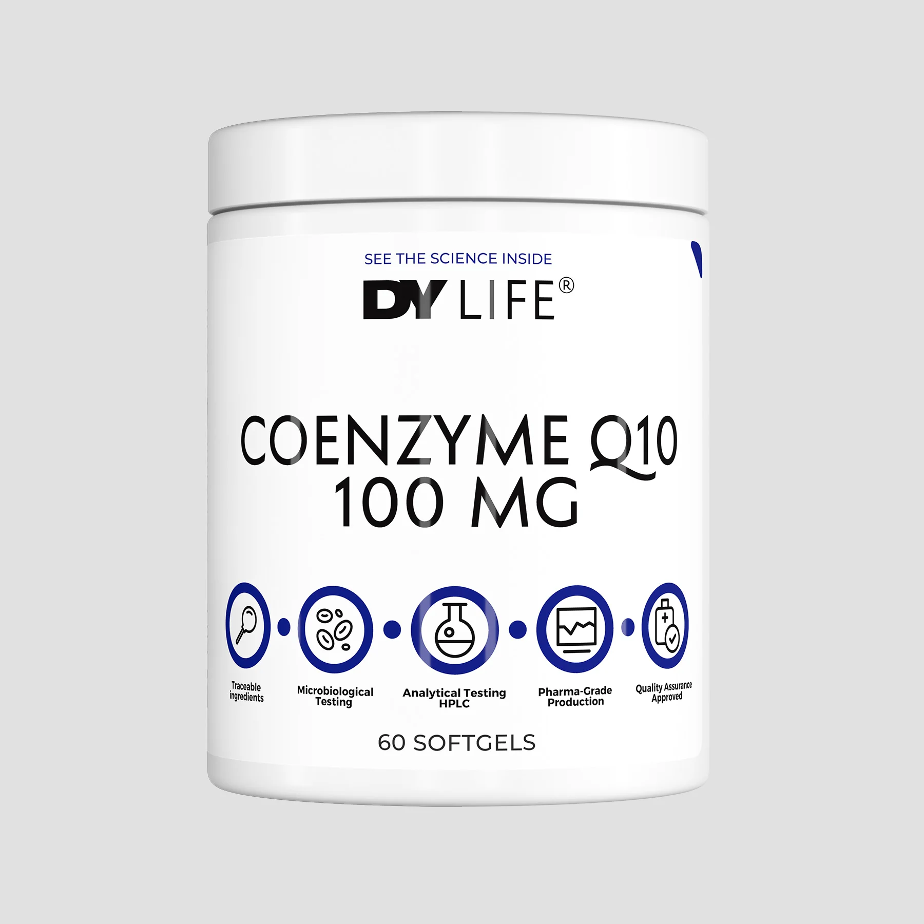 Coenzima Q10, DY Life, Coenzyme Q10 100 mg, 60 de capsule moi [0]