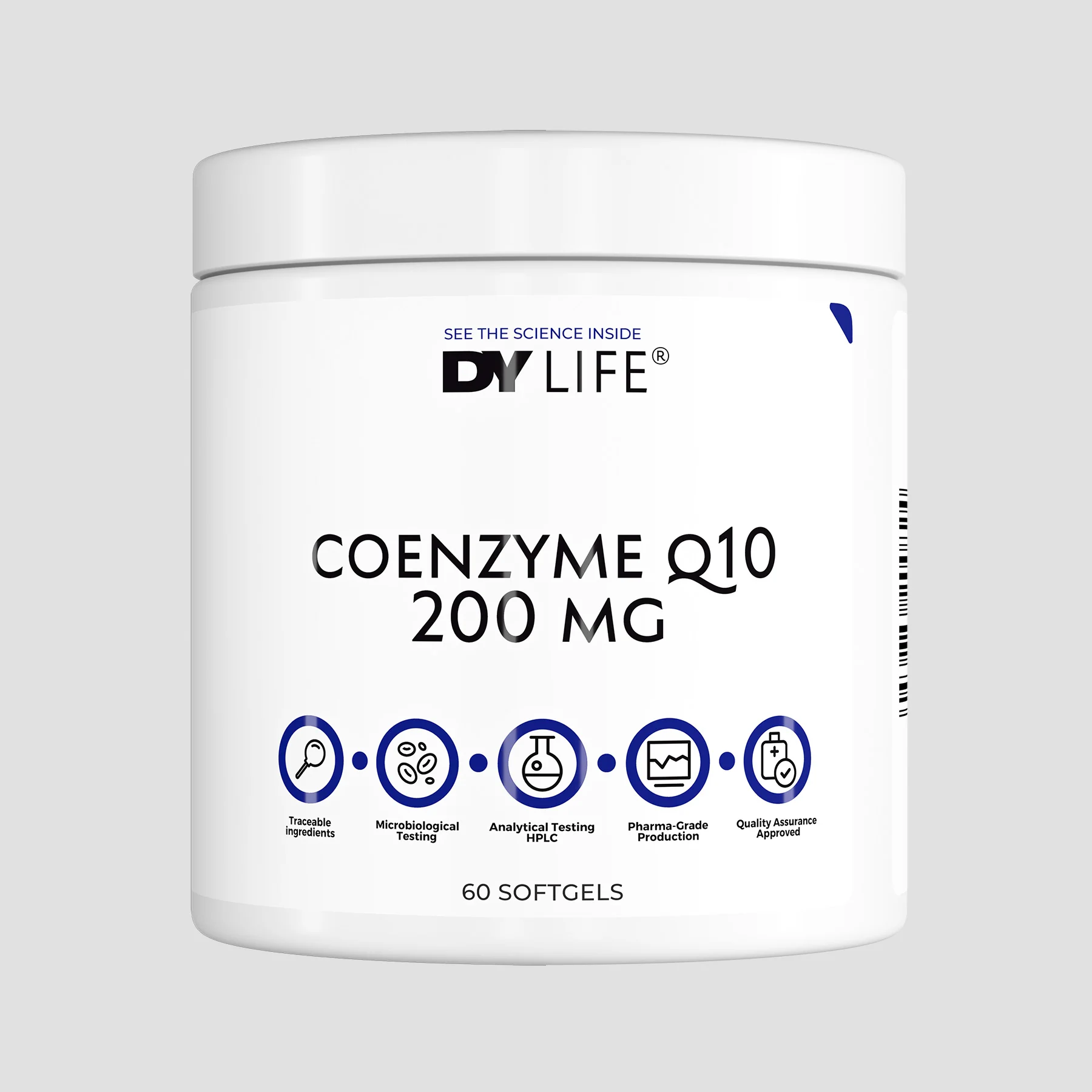 Coenzima Q10, DY Life, Coenzyme Q10 200 mg, 60 de capsule moi [0]