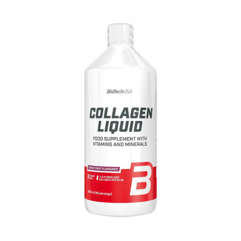 Sanatate generala - Colagen lichid, Biotech USA, Collagen Liquid, sticla de 1 litru