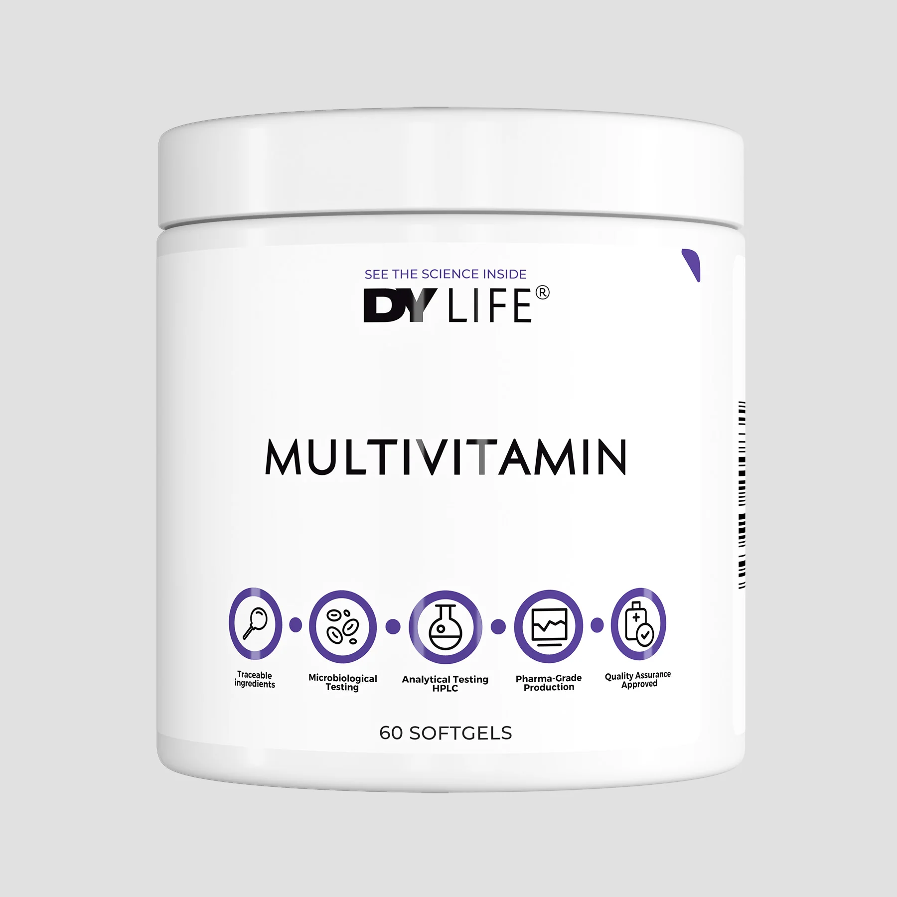 Vitamine si minerale - Complex de multivitamine, DY Life, Multivitamin, 60 de capsule moi