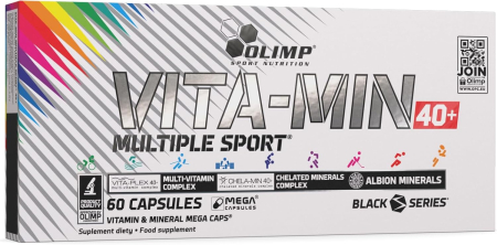 Vitamina E - Complex de vitamime, Olimp Sport Nutrition, Vita-Min Multiple Sport 40+, 60 de capsule