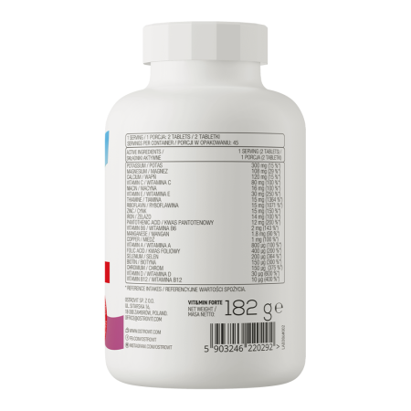 Complex de vitamine, OstroVit, Vit&Min Forte, 120 de tablete [1]