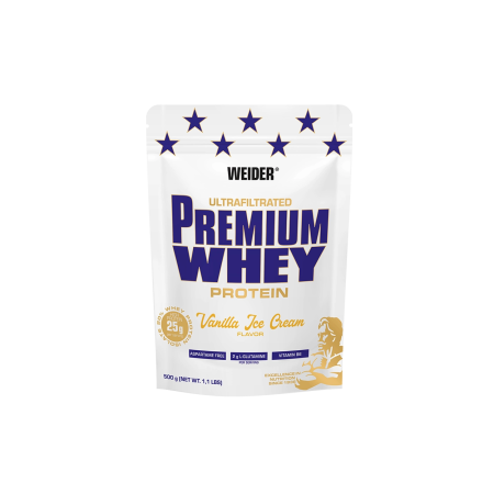 Proteina - Concentrat proteic din zer, Weider, Ultrafiltrated Premium Whey, 500 de grame, pudra proteica