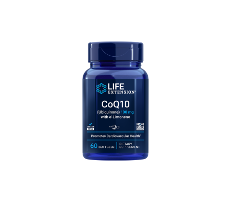 Sanatate & Wellness - Conezima Q10, Life Extension, CoQ10(Ubiquinone) 100mg with d-Limonene, 60 de capsule moi