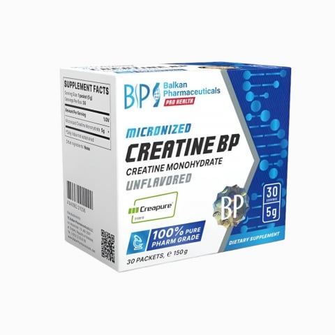 Creatina - Creatina, Balkan Pharmaceuticals, Creatine BP Creapure, 30 de pachete cu pudra