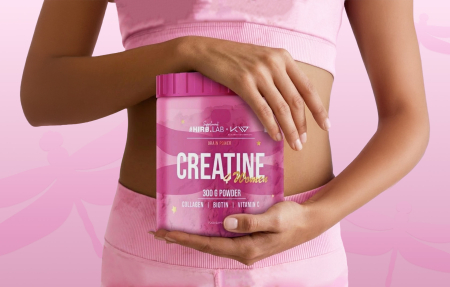 Creatina+Colagen, Hiro.Lab, Creatine 4 Women, 30 de portii, 300 de grame, pudra [4]