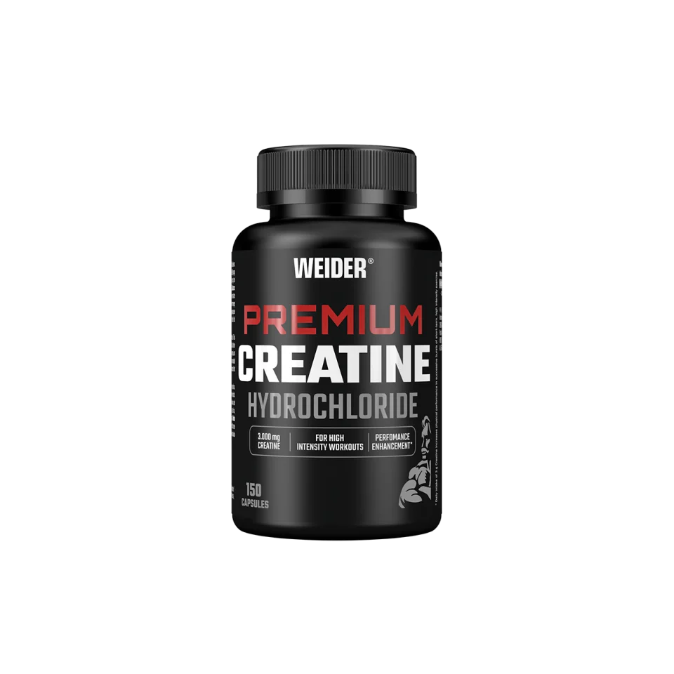 Creatina - Creatina hidroclorid, Weider, Premium Creatine HCL, 150 de capsule