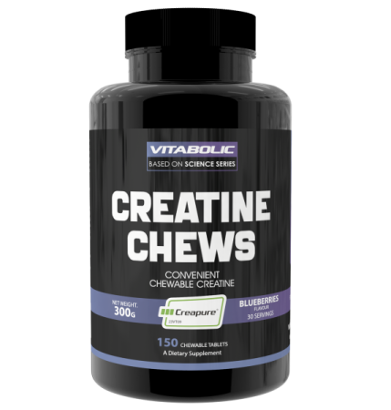 Nutritie sportiva - Creatina masticabila, Vitabolic, Creatine Chews, 150 de tablete