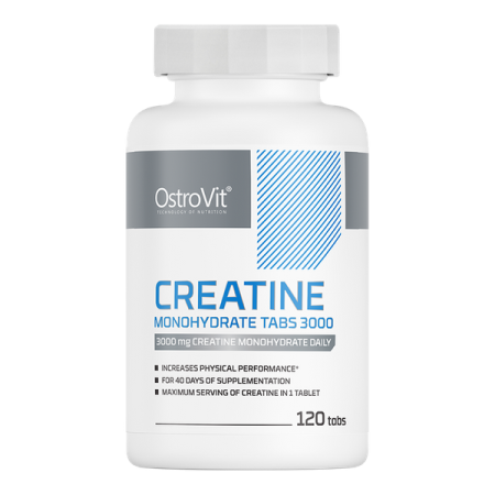 Monohidrata - Creatina monohidrata, OstroVit, Creatine monohydrate tabs 3000, 120 de tablete