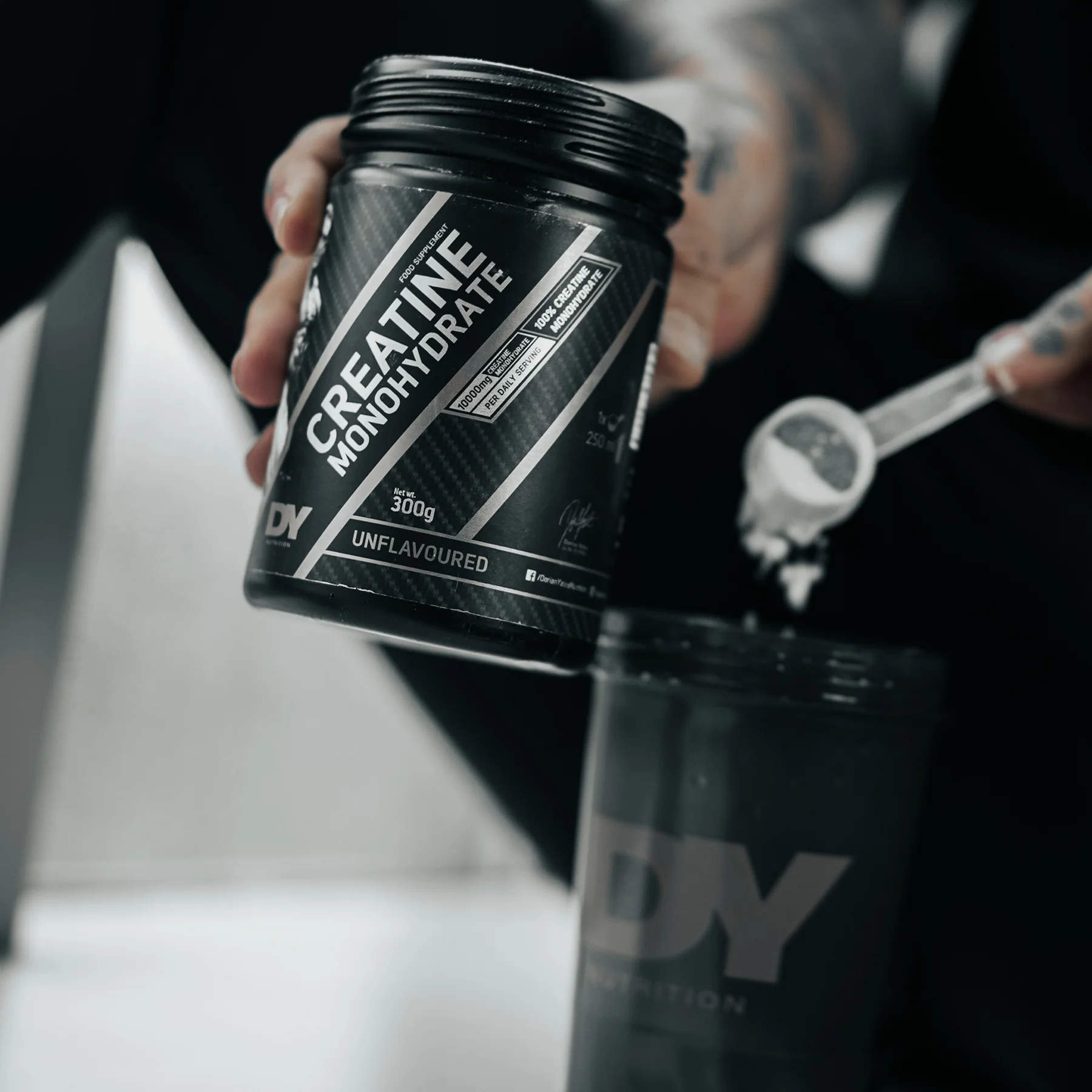 Creatina, DY Nutrition, Creatine Monohidrate, 300 de grame, pudra [2]