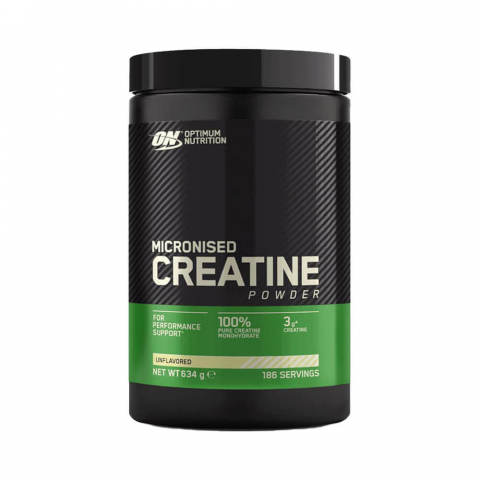 Creatina - Creatina monohidrata, Optimum Nutrition, Micronised Creatine, 634 de grame, pudra