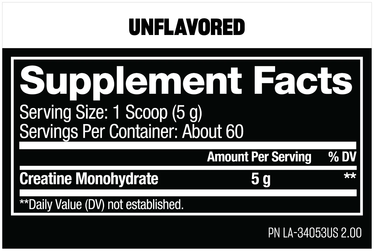 Creatina monohidrata, Mutant, Micronized Creatine Monohydrate, 60 de portii, 300 de grame, pudra [1]