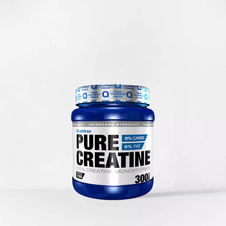 Monohidrata - Creatina monohidrata, Quamtrax, Pure Creatine 100% Micronized 200 Mesh, 300 de grame, pudra