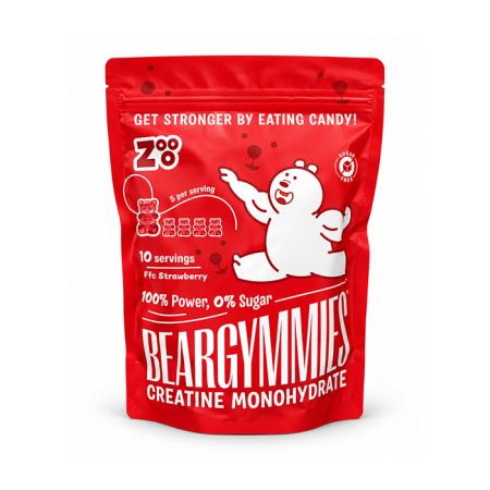 Creatina monohidrata sub forma de jeleuri fara zahar, Zooo Nutrition, Creatine Beargymmies, 150 de jeleuri