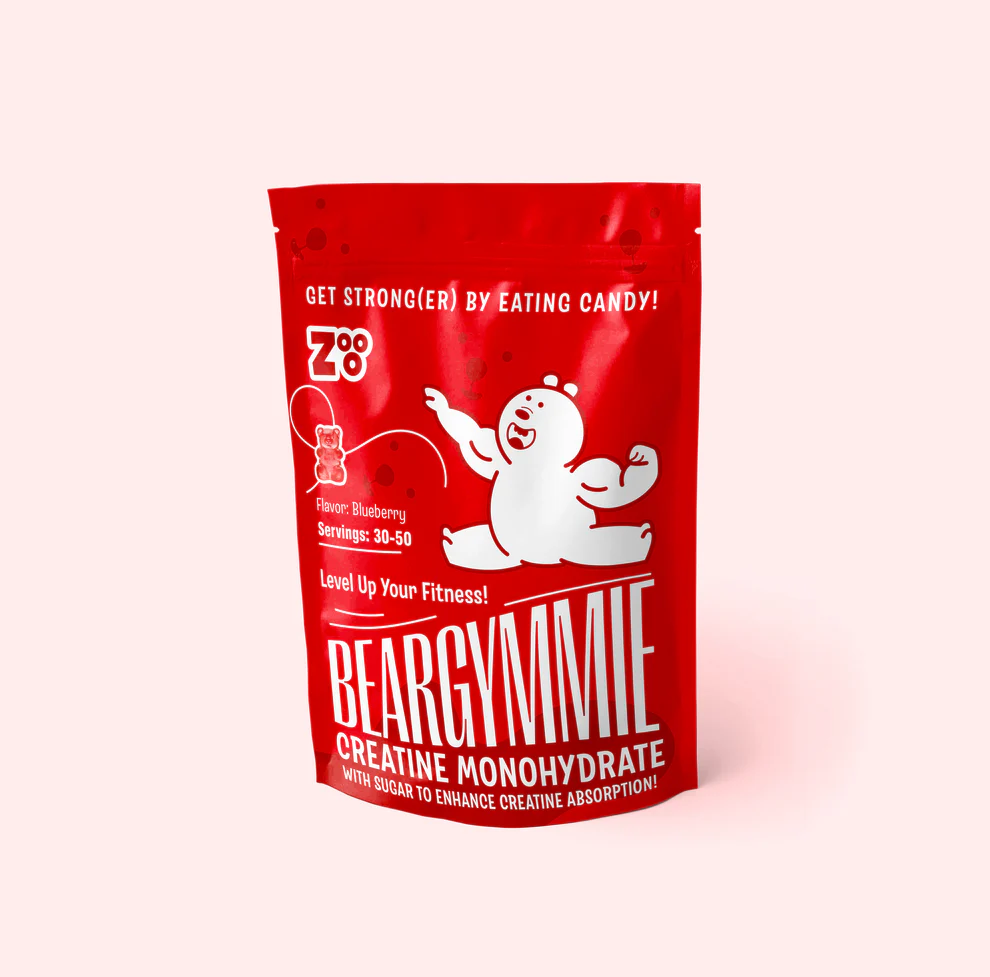 Creatina - Creatina monohidrata sub forma de jeleuri, Zooo Nutrition, Creatine Beargymmies, 150 de jeleuri