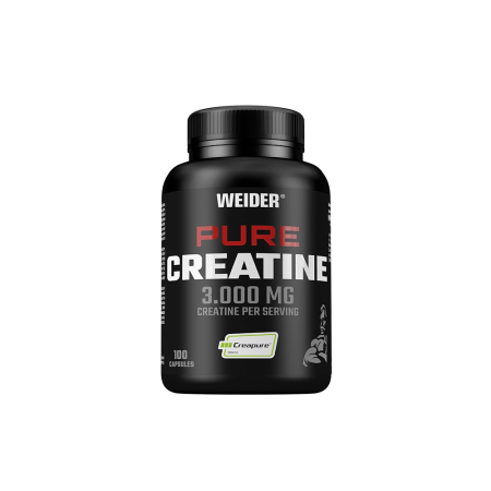 Creatina - Creatina monohidrata, Weider, Pure Creatine Creapure, 100 de capsule
