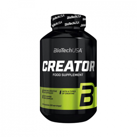 Matrici de creatina - Matrice de creatina, Biotech USA, Creator, 120 de capsule
