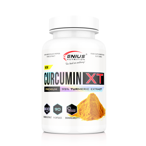 Sanatate articulatii - Turmeric, Genius Nutrition, Curcumin-XT, 90 de capsule