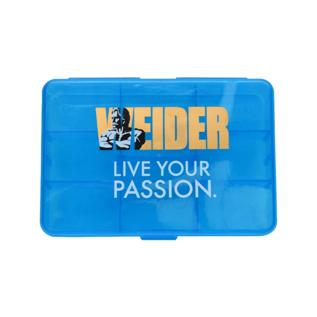 Pillbox-uri - Cutie de pastile, Weider, Big pillbox, Blue