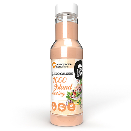 Guilt-free goodies - Dressing cu continut extrem de redus de calorii, Forpro, Near zero calorie Island dressing, sticla de 375ml