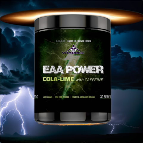 Aminoacizi + Cofeina, Vitabolic, EAA Power, 270 de grame, pudra [2]