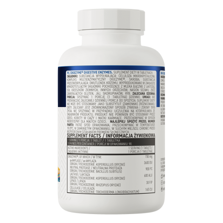 Enzime digestive, Ostrovit, DigeZyme®, 90 de tablete [1]