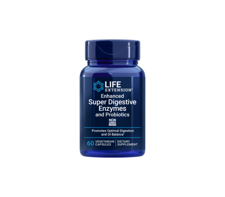 Digestie & Microbiom - Enzime digestive si probiotice, Life Extension, Enhanced Super Digestive Enzymes and Probiotics, 60 de capsule